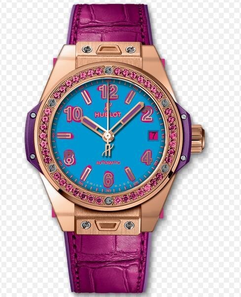 AAA Replica Hublot Big Bang One Click Pop Art King Gold Rose Watch 465.OP.5189.LR.1233.POP16